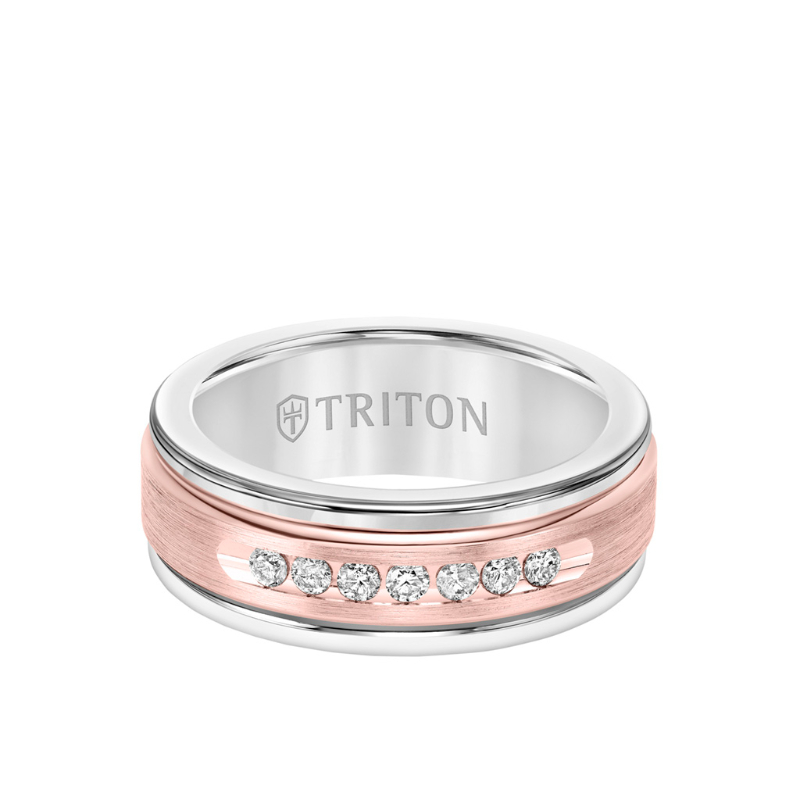 Stone Wedding Band