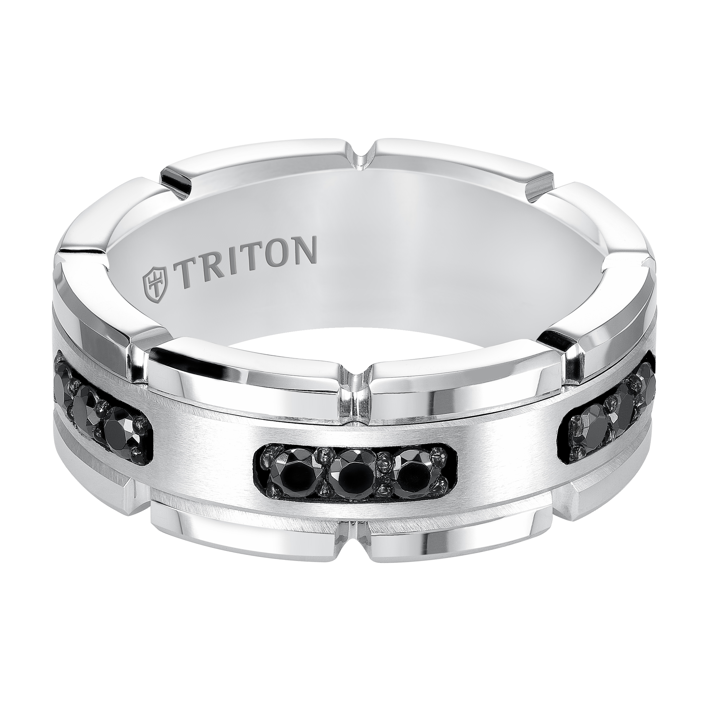White Tungsten Carbide Ring