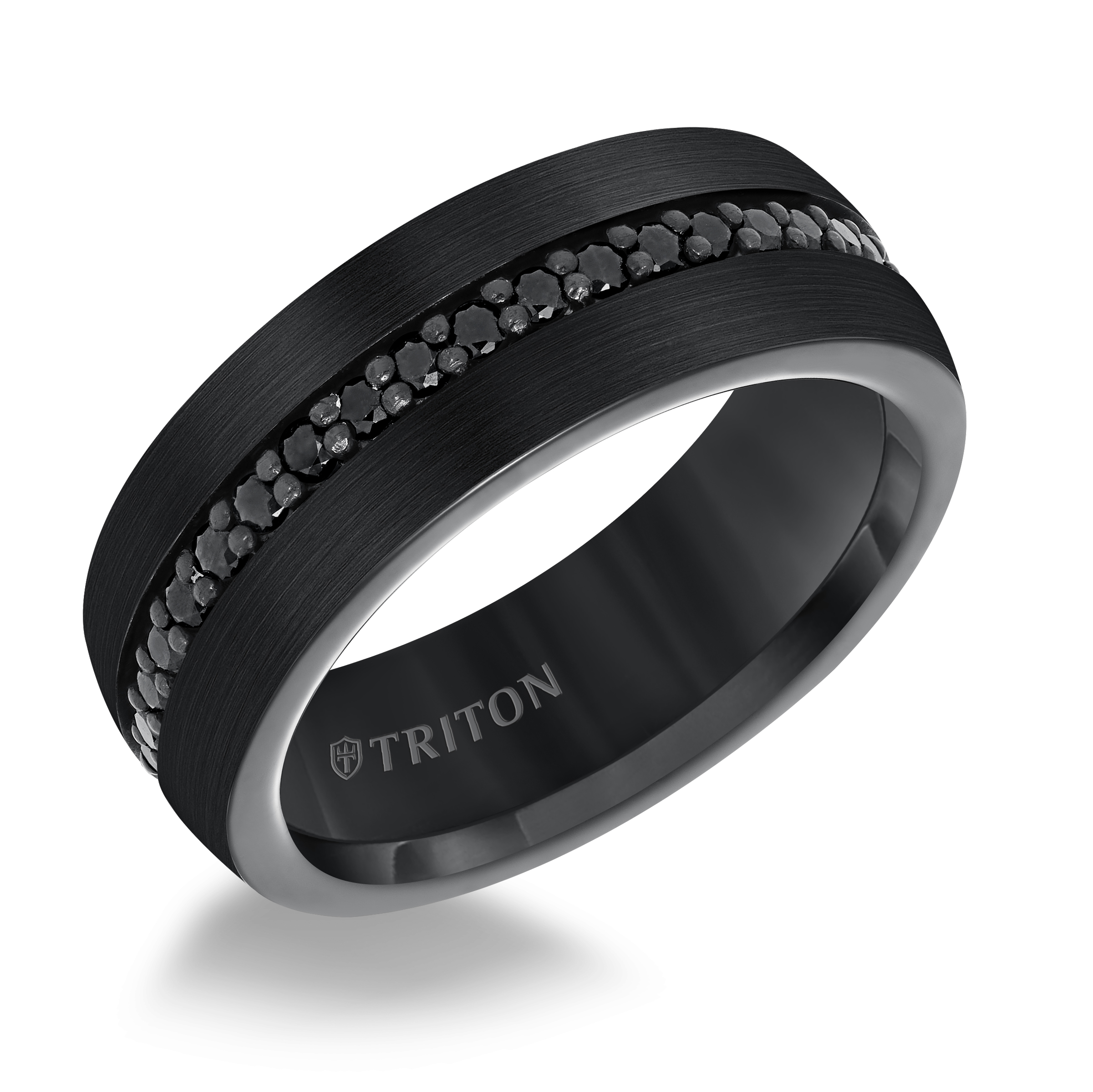 Comfort Fit Black Sapphire Band