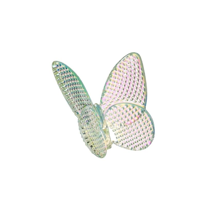 Lucky Butterfly in Iridescent Clear. 