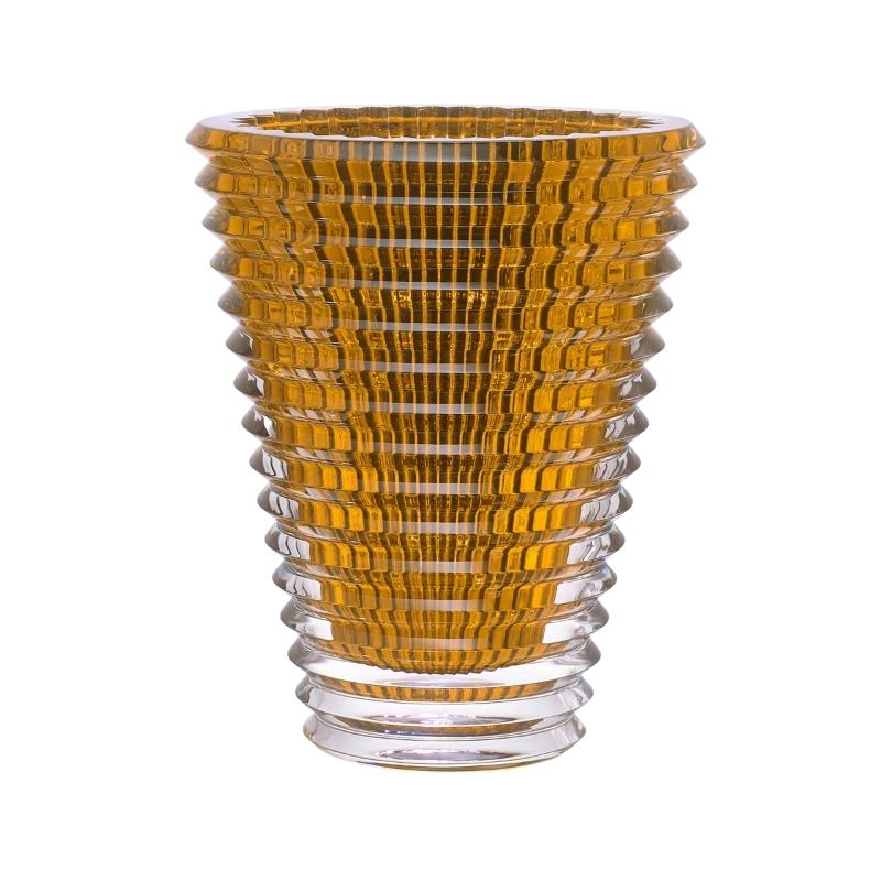 Eye Oval Vase XL - Amber