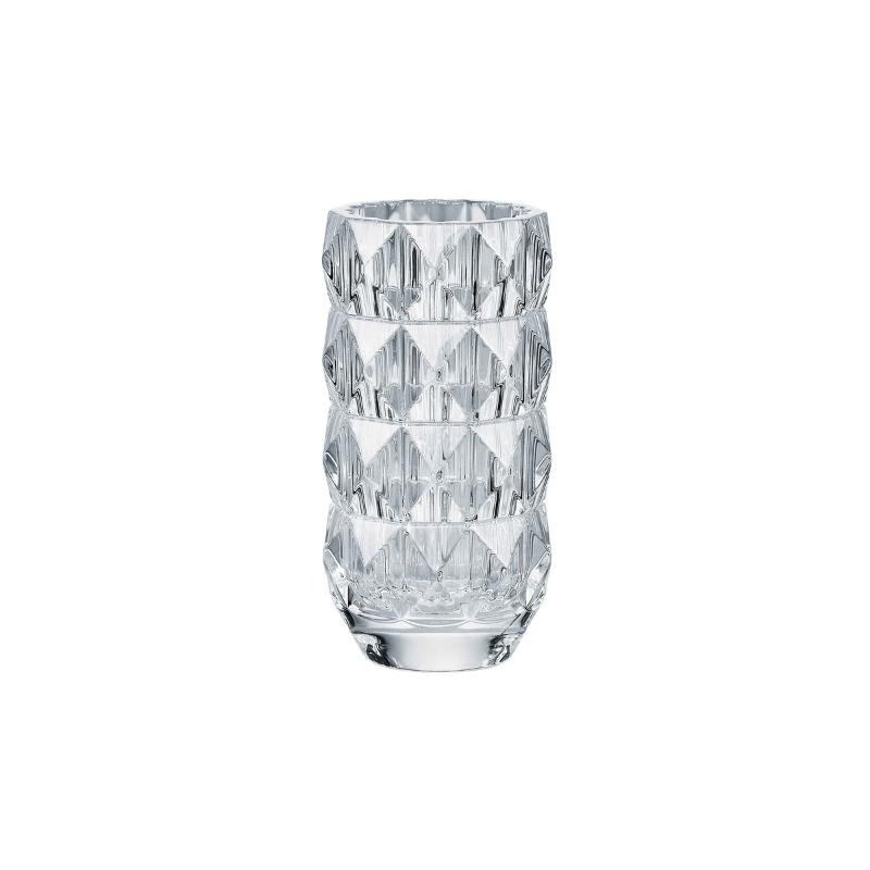 LOUXOR ROUND CLEAR VASE. 