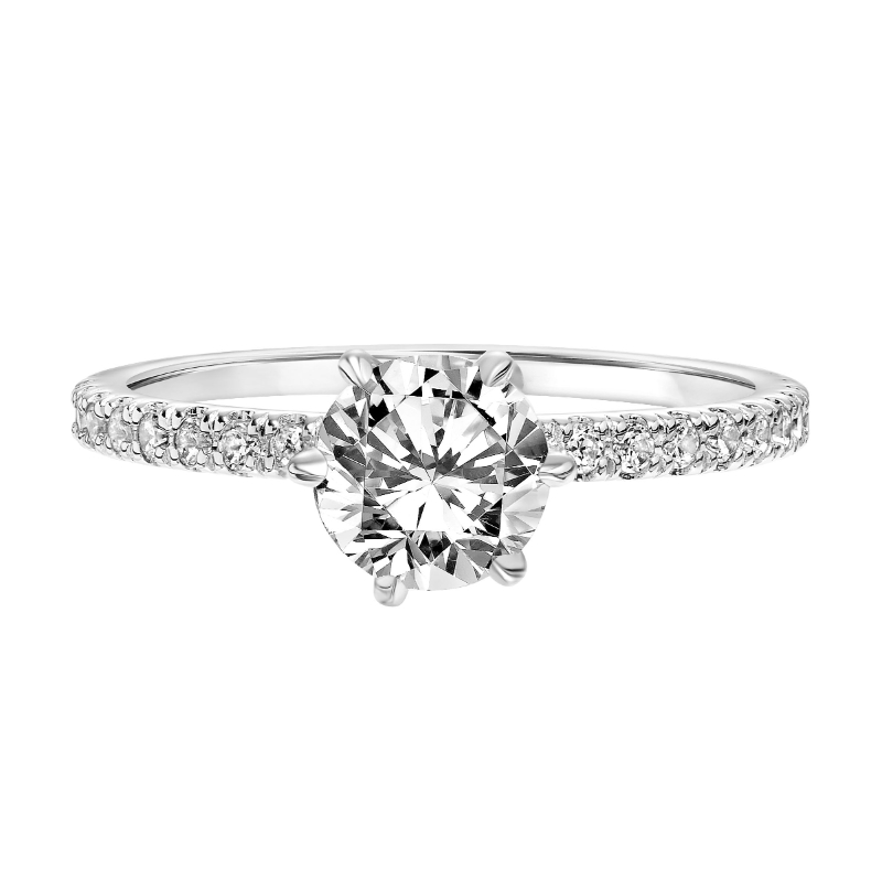 Six Prong Diamond Engagement Ring