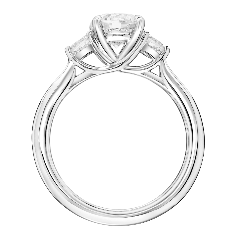 Three Stone Diamond Engagement Ring