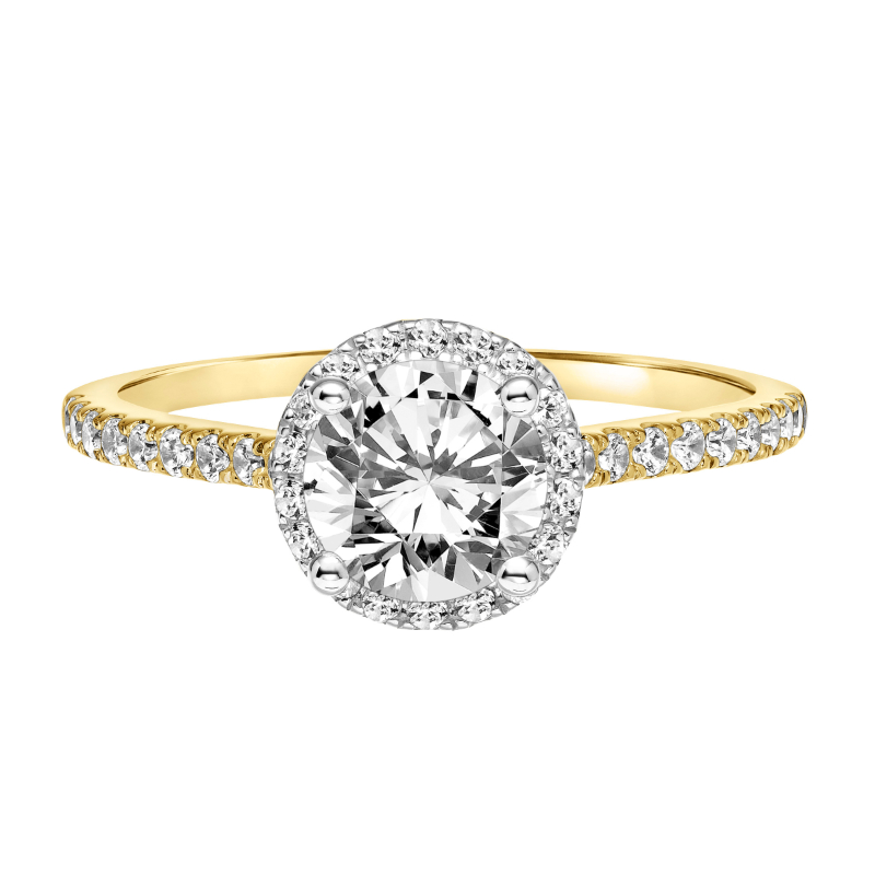 Diamond Halo Engagement Ring