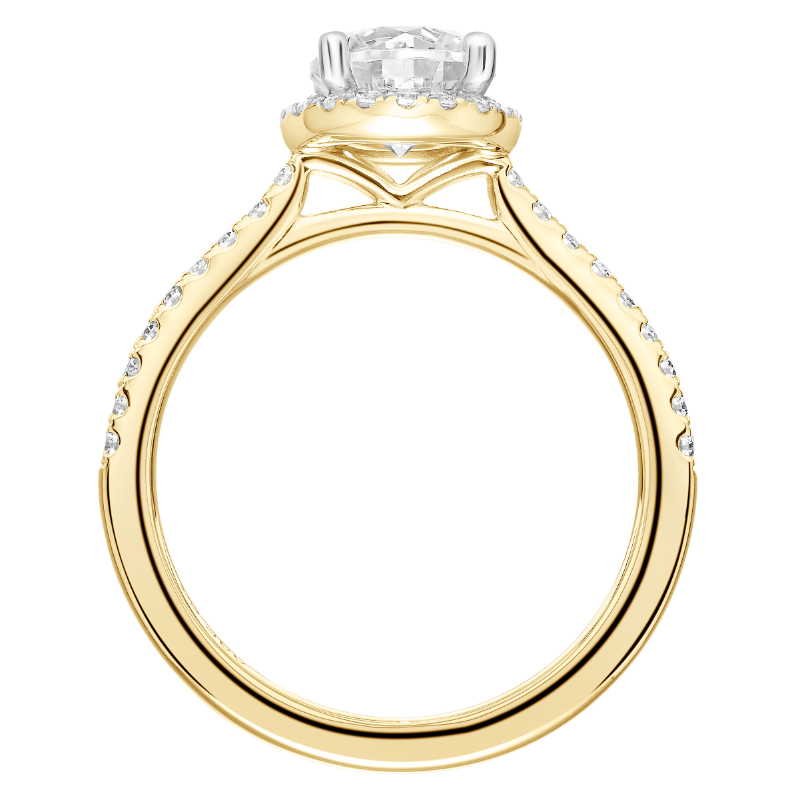 Diamond Halo Engagement Ring