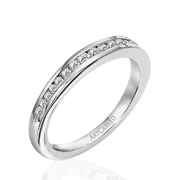14k White Gold Kimberly Wedding Band