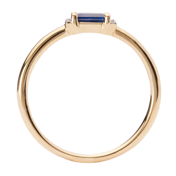 Diamond and Sapphire Ring