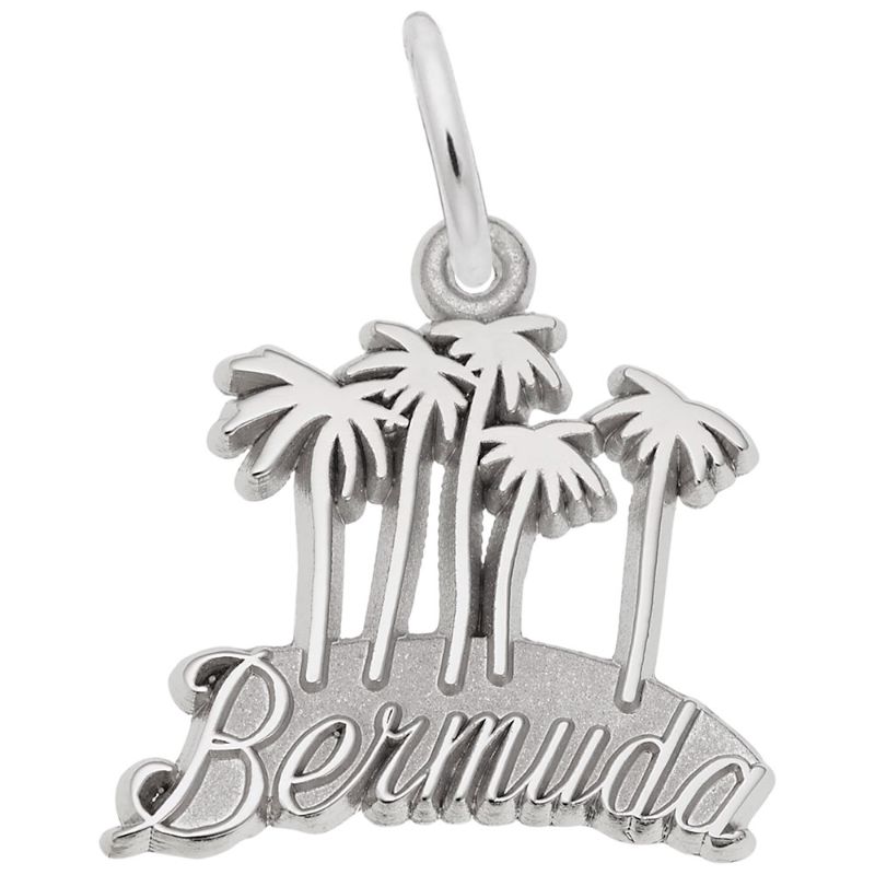 BERMUDA MAP W/PALMS