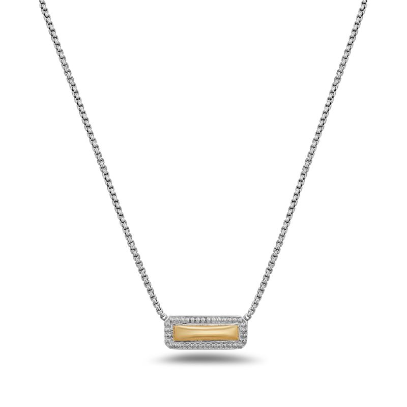 Silver 18Kg Rectangular Firefly Pendant
