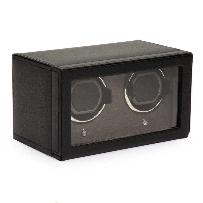 Wolf 1834 Cub Double Watch Winder with Cover