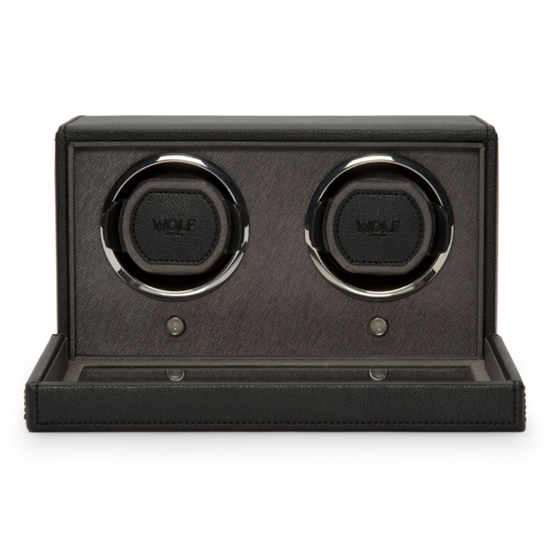 Wolf 1834 Cub Double Watch Winder with Cover