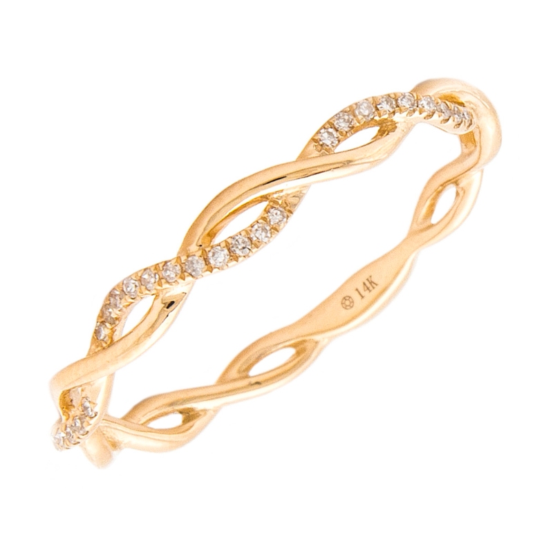 THIN DIAMOND FASHION BAND (14K)