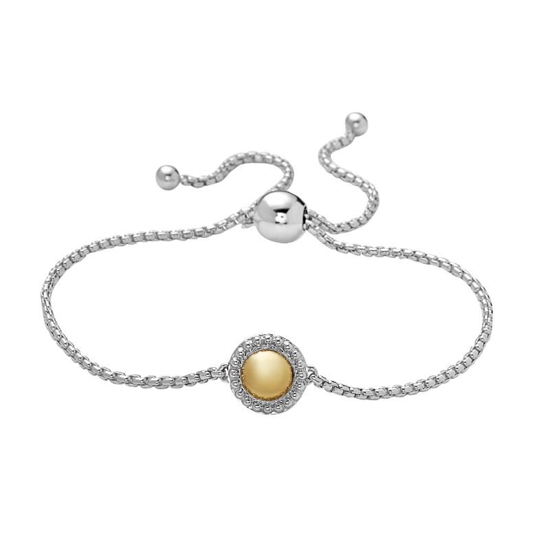 Sterling Silver & 18Kg 8Mm Firefly Bolo Bracelet