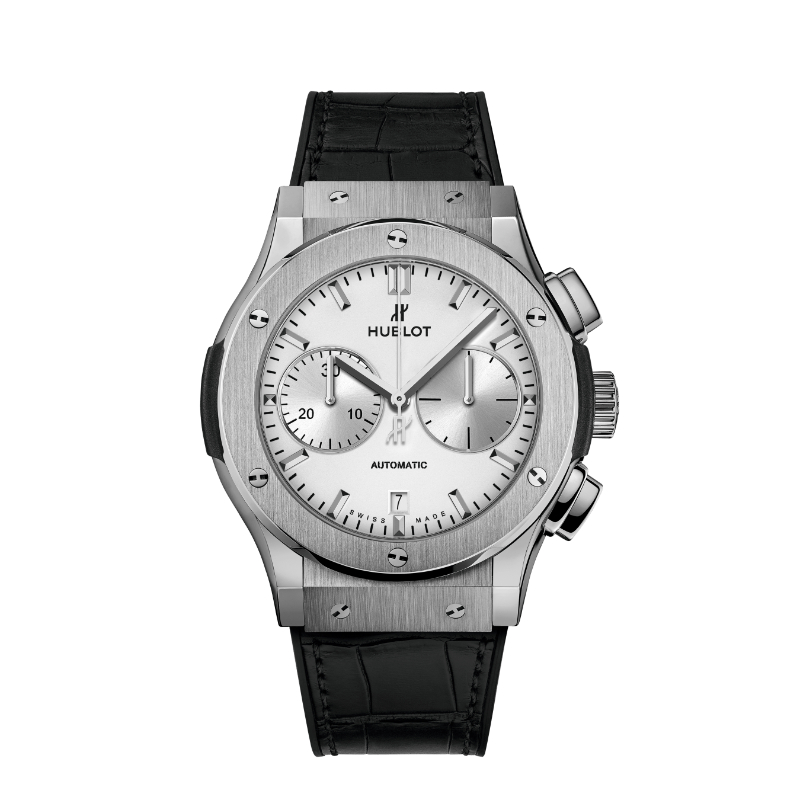 45MM CLASSIC FUSION CHRONOGRAPH OPALINE TITANIUM