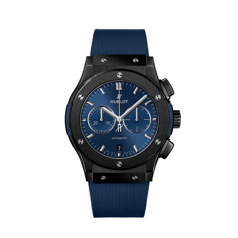 42MM CF CERAMIC BLUE