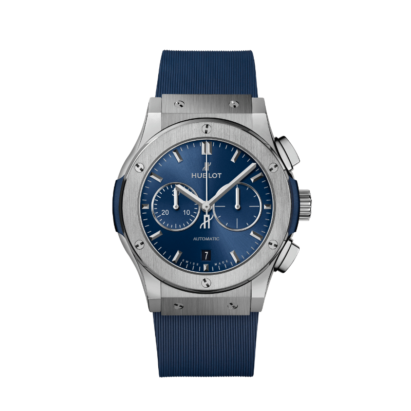 42MM TITAN CHRON BLUE DIA
