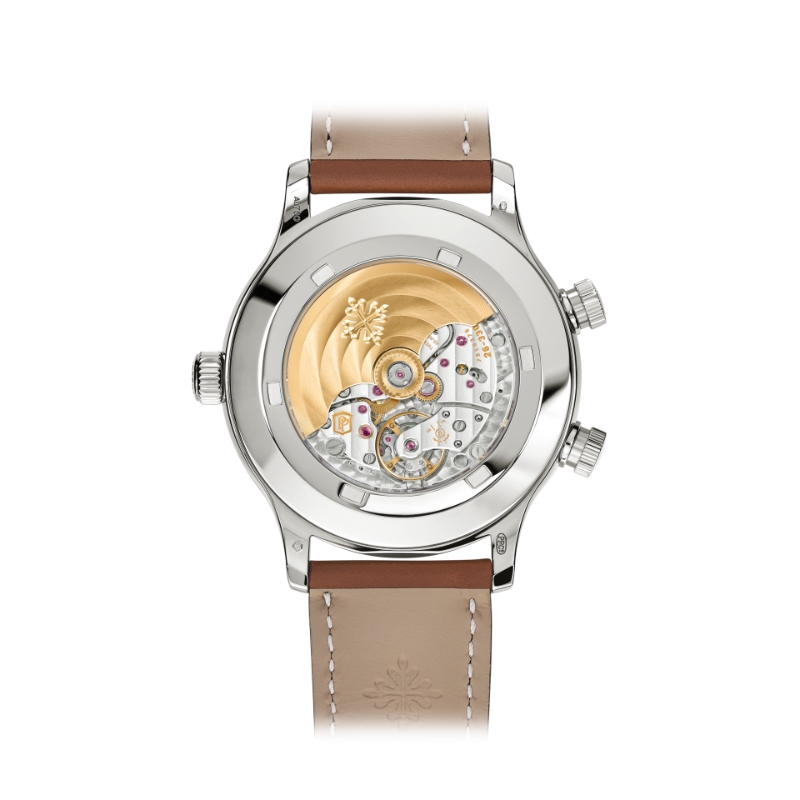 5524G-001 Men's White Gold  - Calatrava Pilot Travel Time