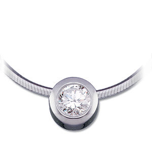 Diamond Solitaire Necklace