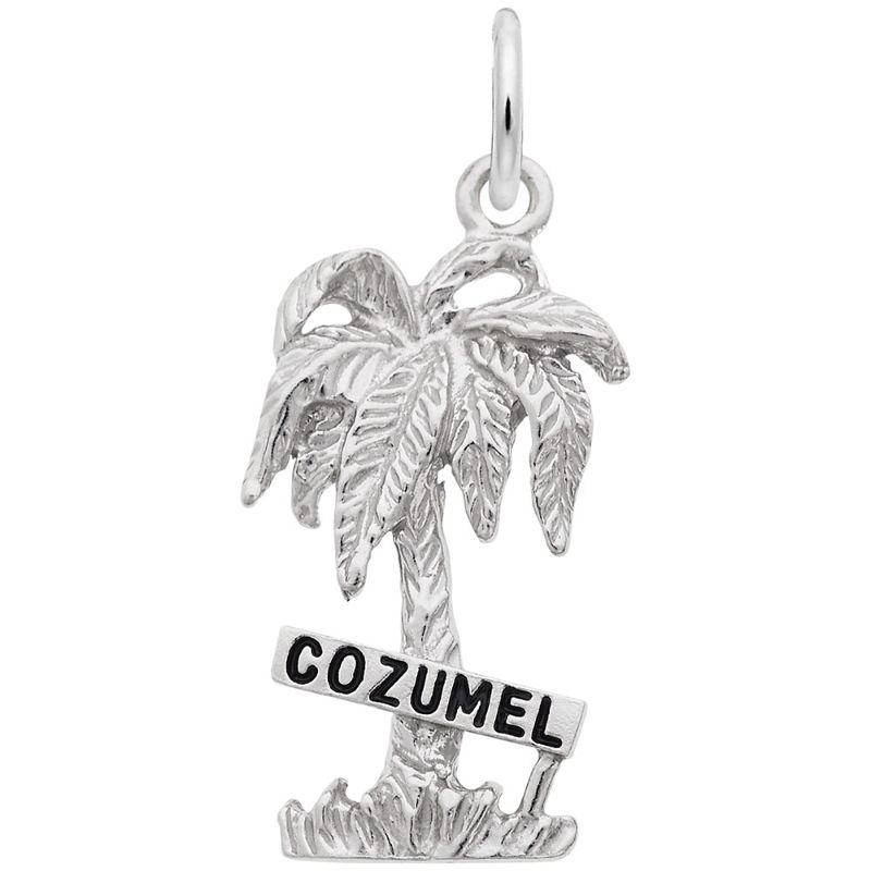 COZUMEL PALM W/SIGN W/BL.PAINT