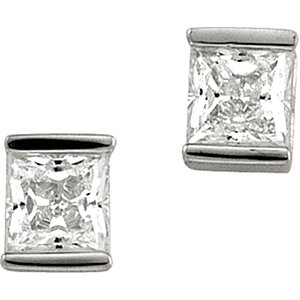 Sterling Silver Cubic Zirconia Earrings
