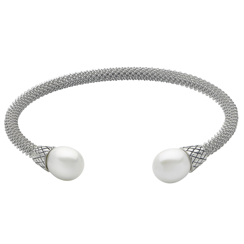 Fresh Water Pearl Cuff Bangle