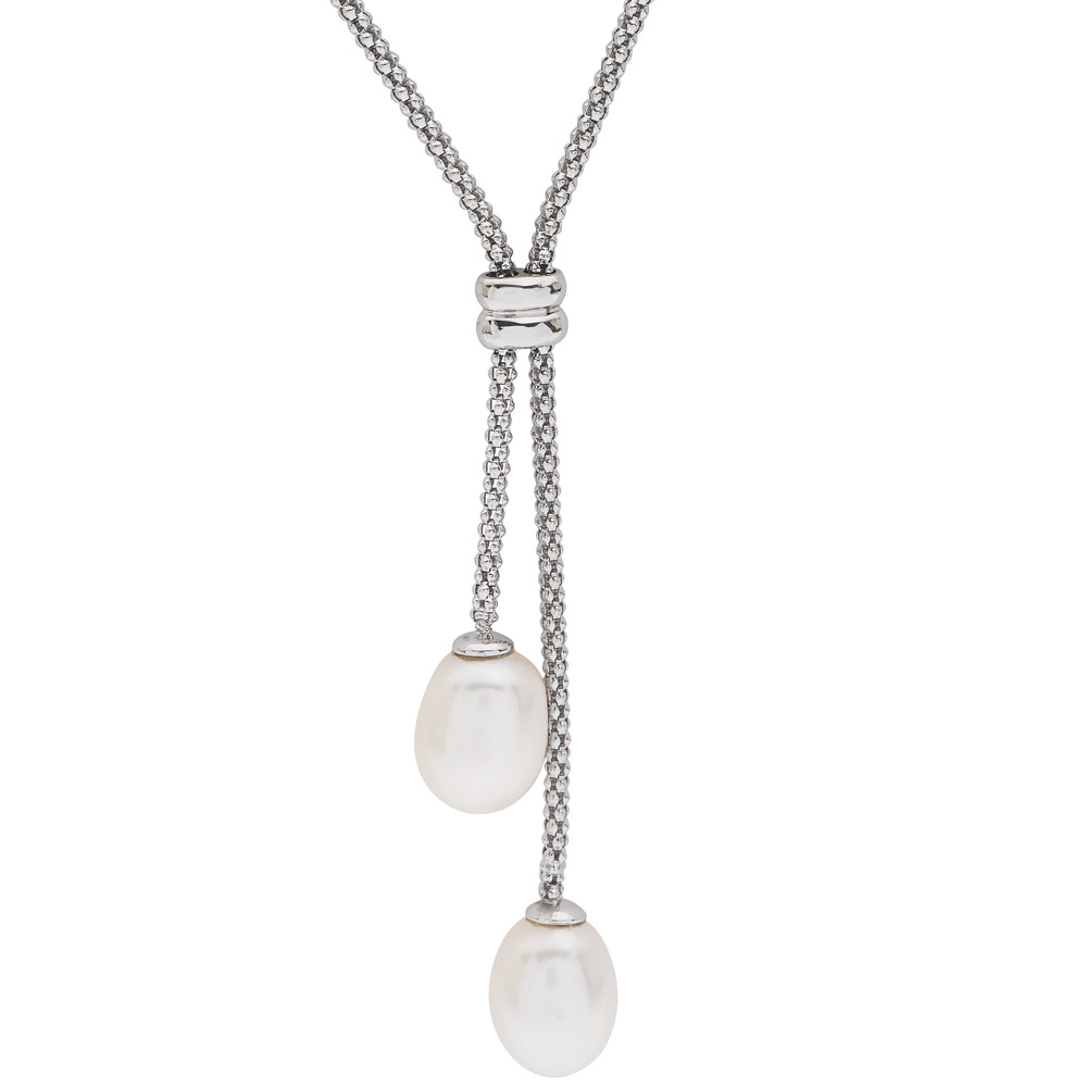 Pearl Drop Lariat