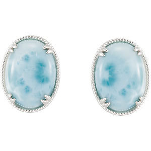Larimar Earrings