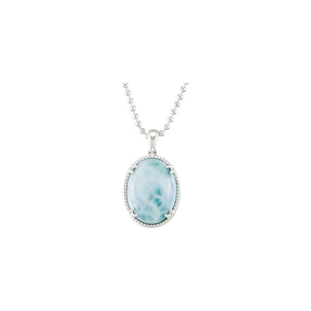 Larimar Pendant