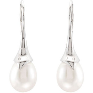 Sterling Silver Freshwater Cultured Pearl Earrings