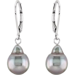 Tahitian Cultured Pearl Earrings