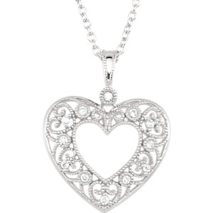 Diamond Heart Necklace