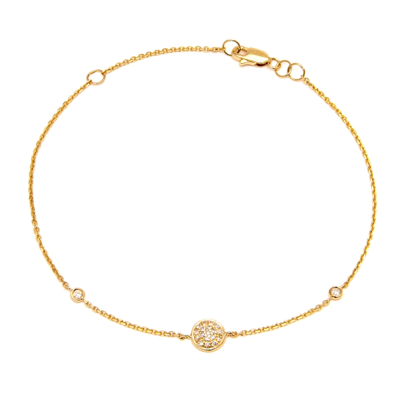DIAMOND CIRCLE SHAPE BRACELET (6+1
