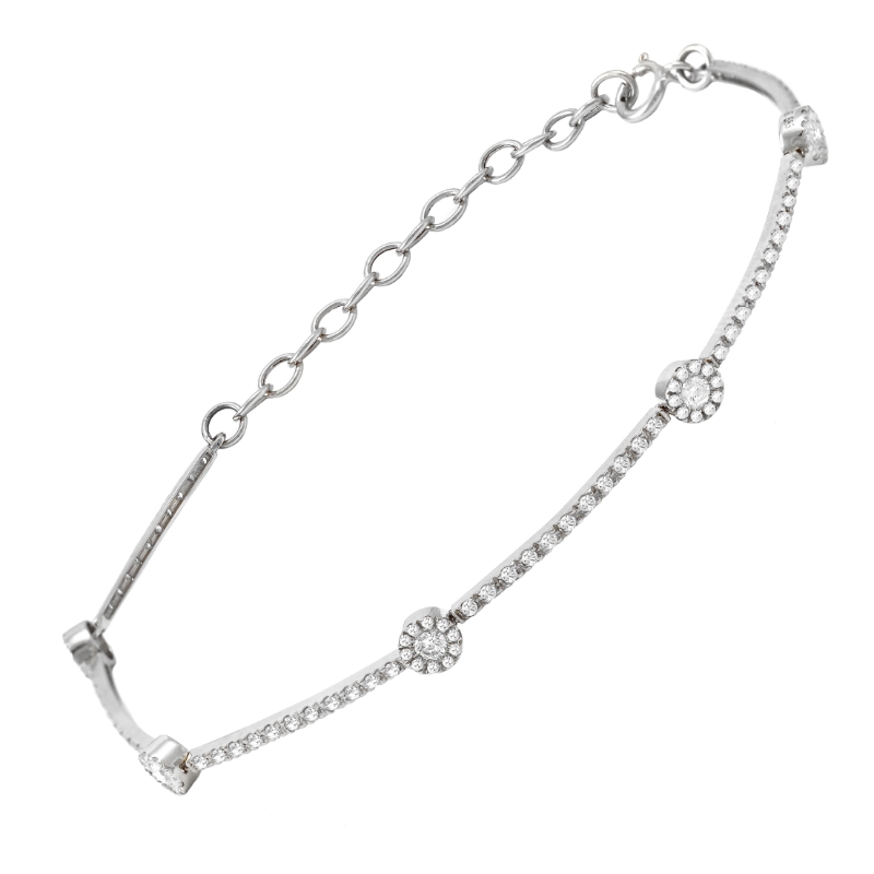 DIAMOND BRACELET (14K) 6+1.5