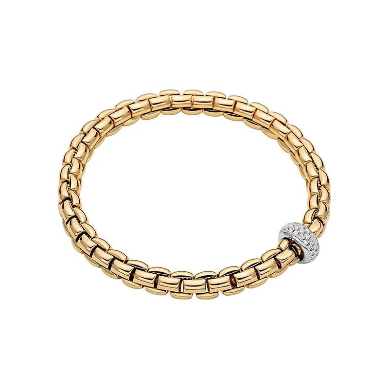 FOPE Eka Flex'it 18K Gold Diamond Bracelet