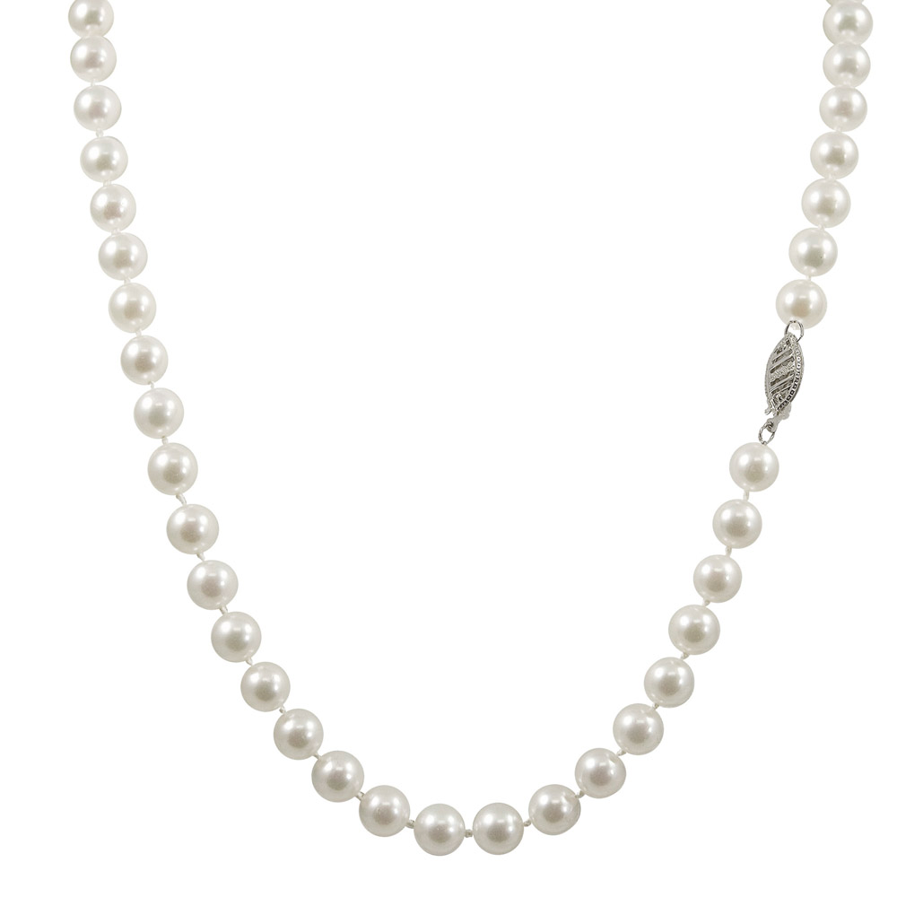 18" Akoya Pearl Strand Necklace