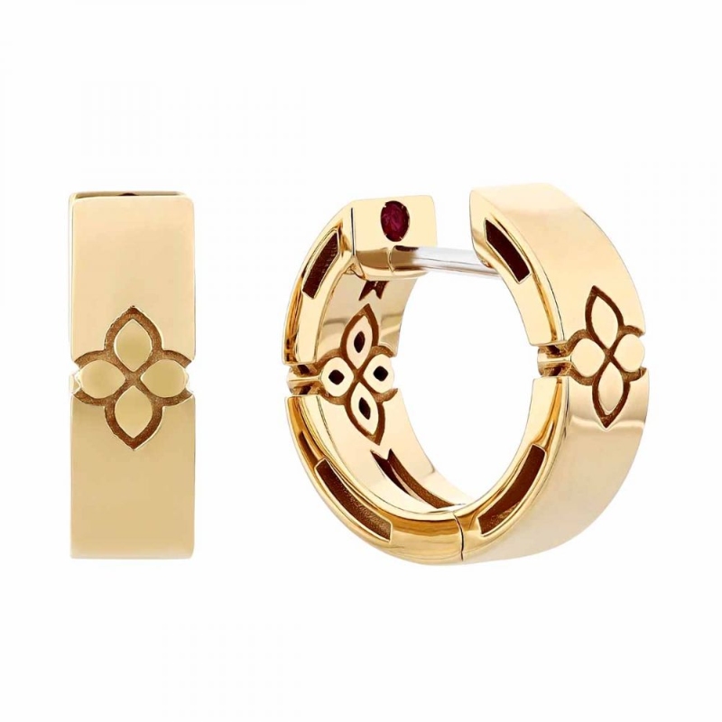 Roberto Coin 18K Yellow Gold Love In Verona Earrings. 