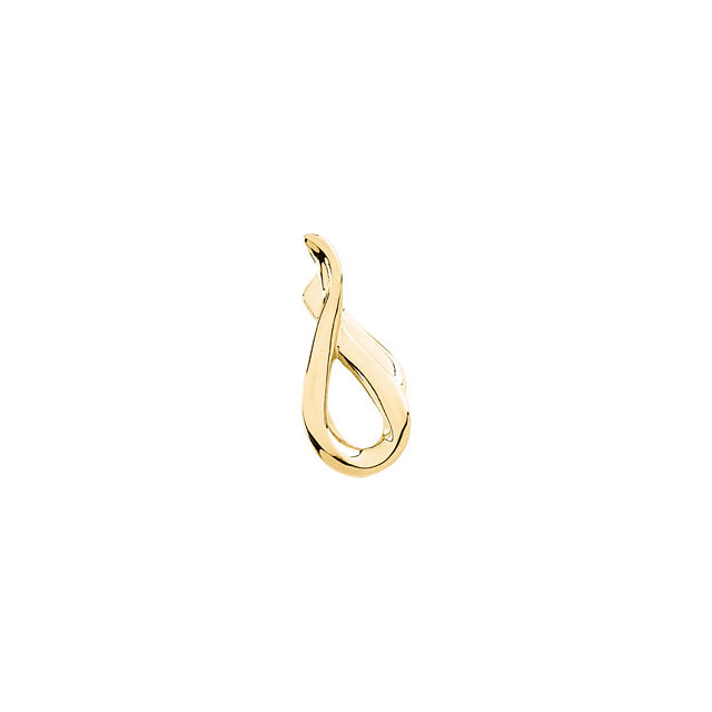 14K Yellow Freeform Pendant