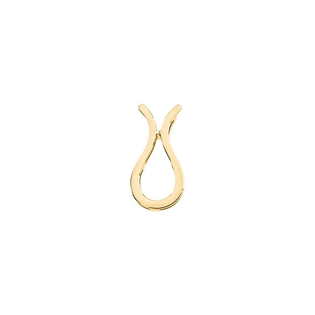 14K Yellow Freeform Pendant