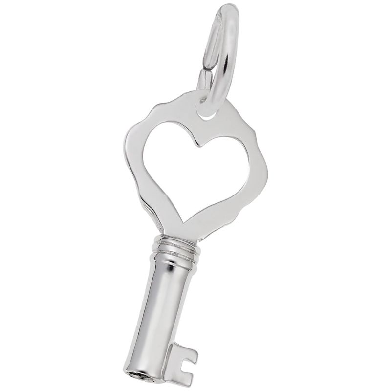 KEY W/HEART PLAIN