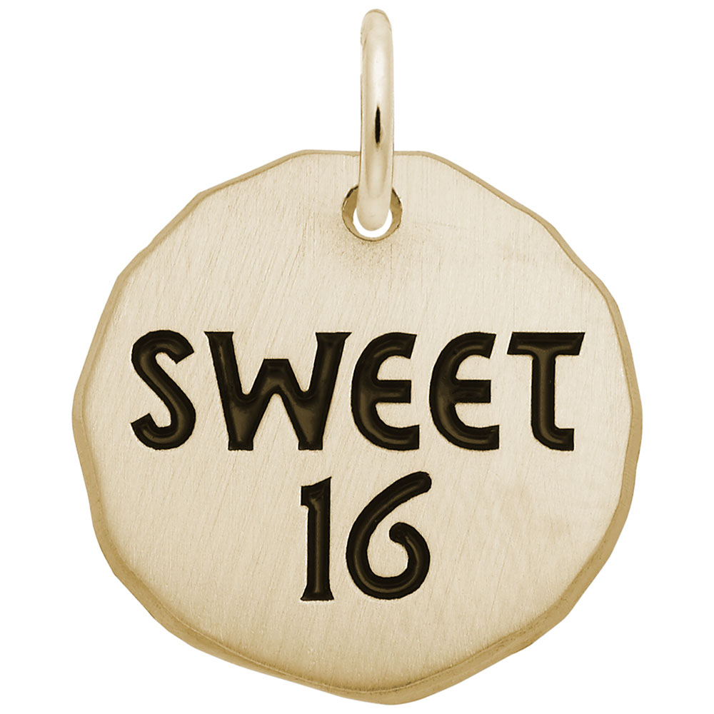 SWEET 16 CHARM TAG
