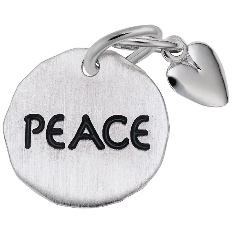PEACE TAG W/HEART