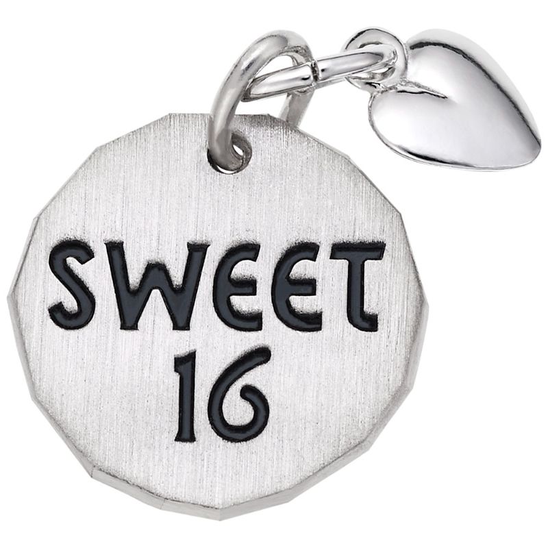 SWEET 16 TAG W/HEART