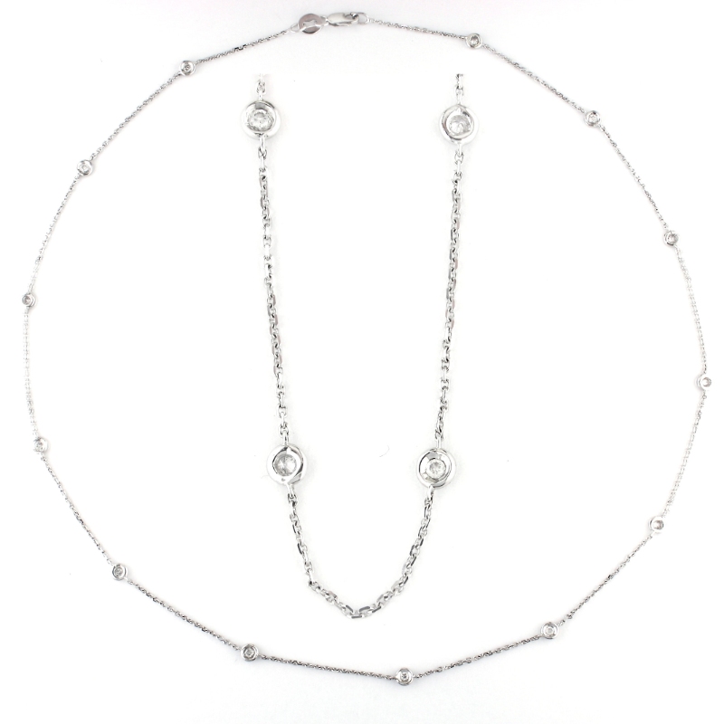 DIAMOND BY THE YARD NECKLACE (WG/AR) 16