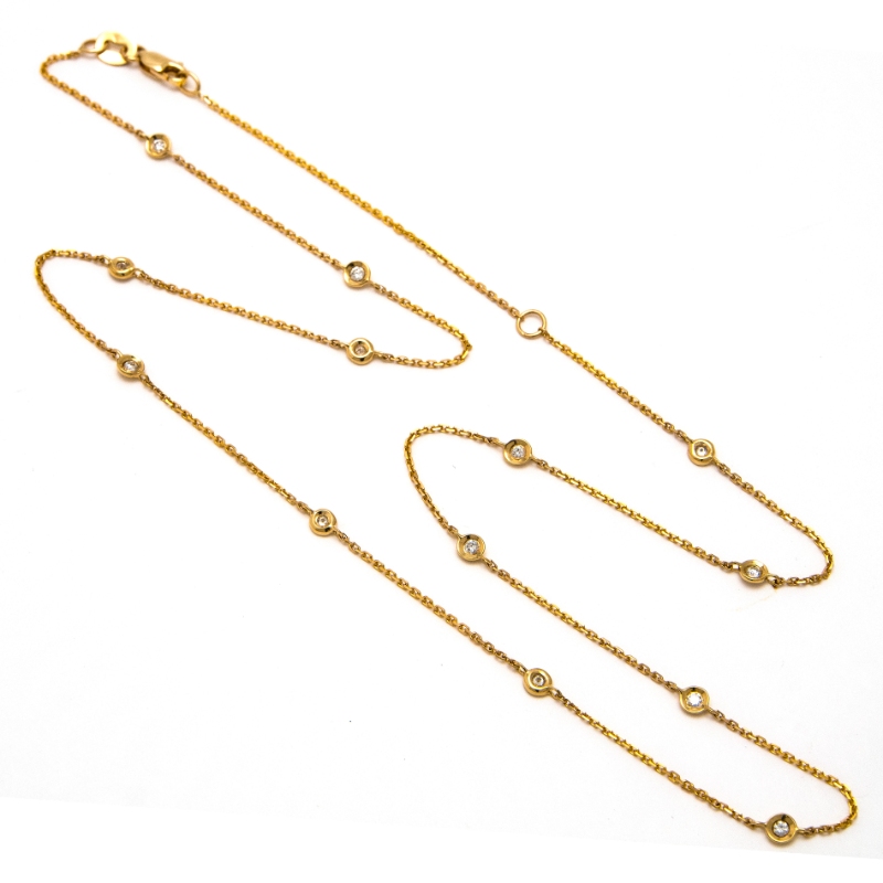 DIAMOND NECKLACE (YG/AR) 16