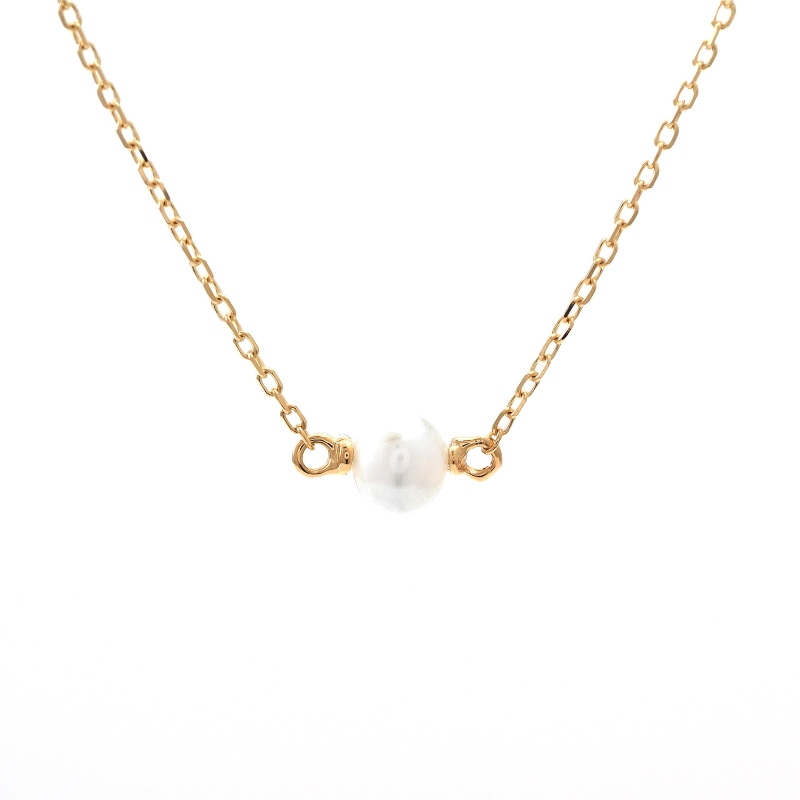 14K WG PEARL NECKLACE