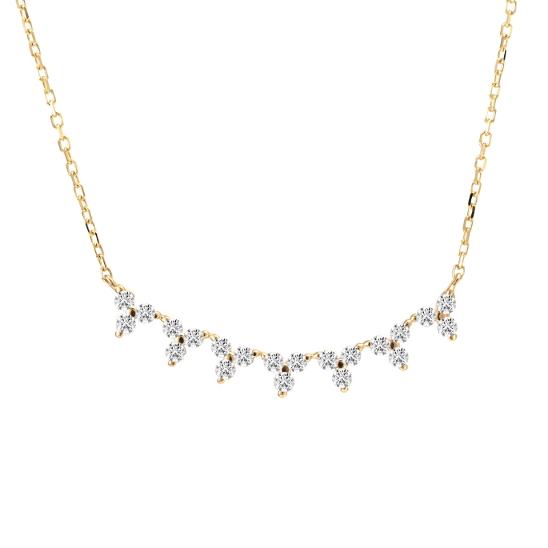 DIAMOND FASHION NECKLACE (14K)/YG (16+2