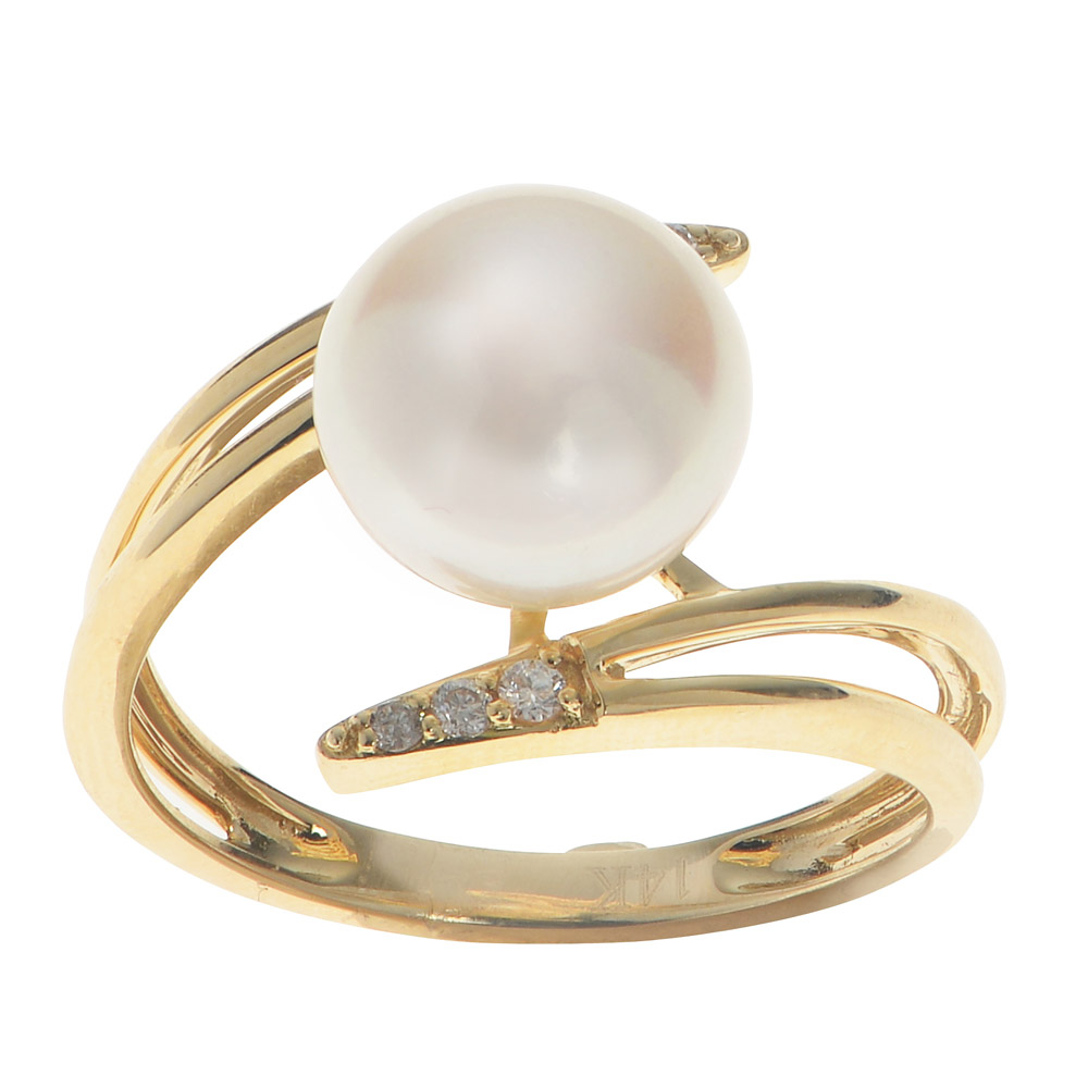 Fresh Water Pearl Free Form Ring