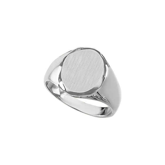 Gents Signet Mounting W/brush Finished Top -90003202