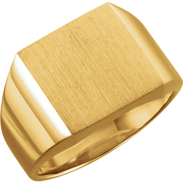 14K Yellow 14mm Men
